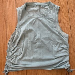Light Teal Lululemon Cinch It Up Tank Top size 2